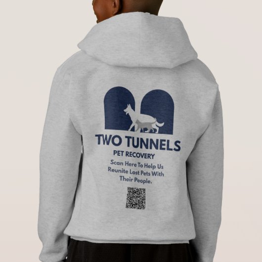 Two Tunnels Kids Hoodie (裏面)