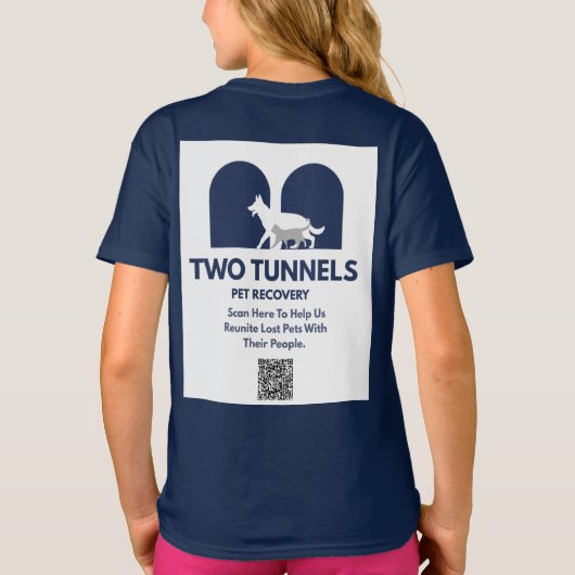 Two Tunnels Kids T-shirt  Tシャツ (裏面)