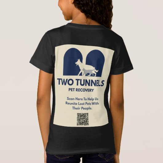 Two Tunnels Kids T-Shirt  Tシャツ (裏面)