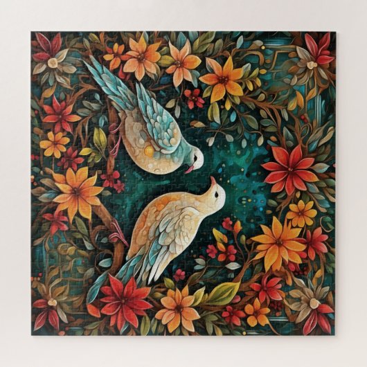 Two Turtle Doves ジグソーパズル (横)