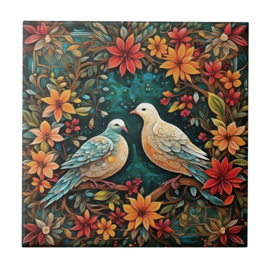 Two Turtle Doves タイル (正面)