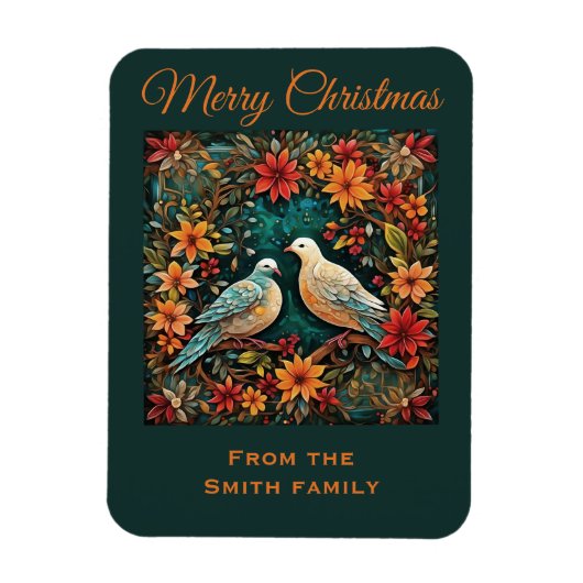 Two Turtle Doves マグネット (縦)