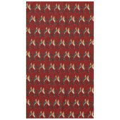 Two Turtle Doves Cut-Out Stencil Retro Style 7 テーブルクロス (正面)