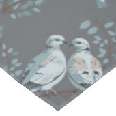 Two Turtle Doves Cut-Out Stencil-Style テーブルクロス (アングル)