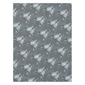 Two Turtle Doves Cut-Out Stencil-Style テーブルクロス (正面)