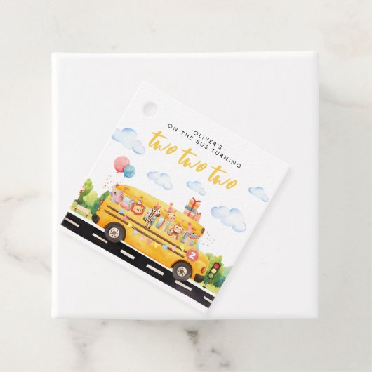 Two Two Two School Bus フェイバータグ (インサイチュ)