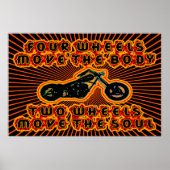 TWO WHEELS MOVE TH E SOUL POSTER ポスター (正面)