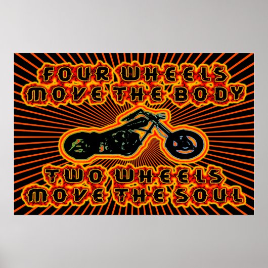 TWO WHEELS MOVE TH E SOUL POSTER ポスター (正面)