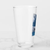 Two white clouds , on a blue sky タンブラーグラス (右)