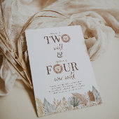 Two WildとFour Ever Wildのジョイント招待 招待状
