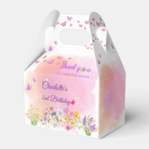 "Two Wild" 2nd Birthday Favor Boxes