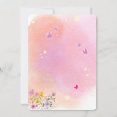 "Two Wild & Full of Wonder" Second Birthday 招待状 (裏面)