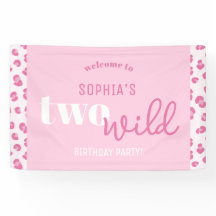Two Wild Girl 2歳の誕生日パーティーウェルカム