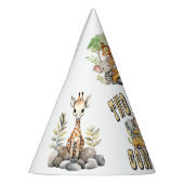 Two Wild Jungle Safari 2nd Birthday Party Hat パーティーハット (左)
