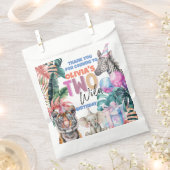 Two Wild Safari secondパーティーアニマル感謝していユー フェイバーバッグ (クリップ留めされた状態)