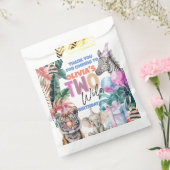 Two Wild Safari secondパーティーアニマル感謝していユー フェイバーバッグ (封をした状態)