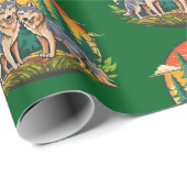 Two wolves ラッピングペーパー (ロールコーナー)