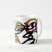 Two wolves Autumn コーヒーマグカップ (正面右)