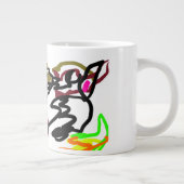 Two wolves Autumn ジャンボコーヒーマグカップ (右)