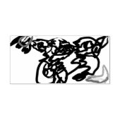 Two wolves Autumn ラバースタンプ (インプリント)