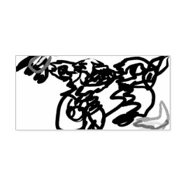 Two wolves Autumn ラバースタンプ