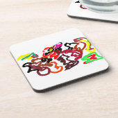 Two wolves autumn lover   コースター (左側)