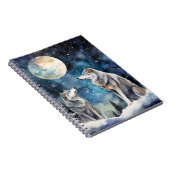 Two Wolves in Winter ノートブック (右側)