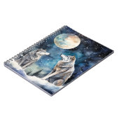 Two Wolves in Winter ノートブック (左側)