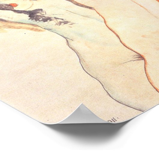 Two Women Embracing Egon Schiele ポスター (角)