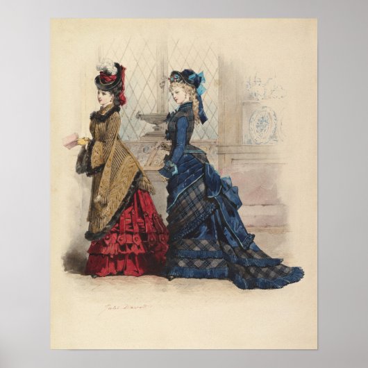 Two Women in Day Dresses ポスター (正面)