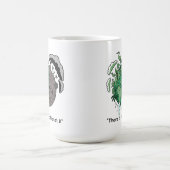 Two Worlds Eco Earth | Sustainability Awareness コーヒーマグカップ (中央)