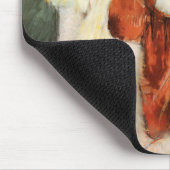 Two Young Girls (by Mary Cassatt) マウスパッド (コーナー)