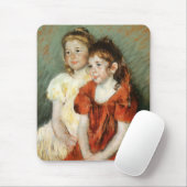 Two Young Girls (by Mary Cassatt) マウスパッド (マウス)