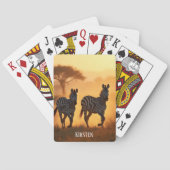 Two Zebras トランプ (裏面)