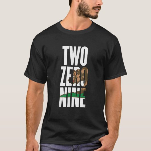 Two Zero Nine 209 Area Code California Stockton Mo Tシャツ (正面)