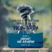 Twonado Twister Tornado Grunge Birthday Welcome アクリルサイン (ニュートラル)