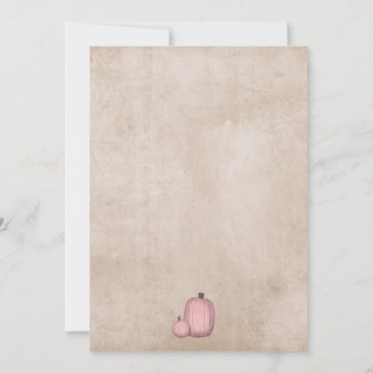 Twoo Spooky Kawaii Ghost Halloween Birthday 招待状 (裏面)