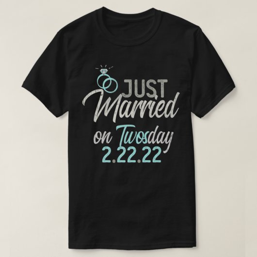 TWOSDAY得 Twos Dayのブ結婚リダ Tシャツ (デザイン正面)