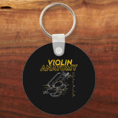 Twoset Violin バイオリンの構造図 解剖図 限定 キーホルダー (正面)