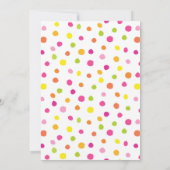 TWOttiトロピカルフルーツ夏の第2誕生日 招待状 (裏面)