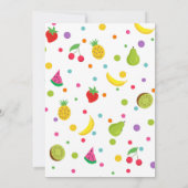 TWOttiフルーツフルーツバースデーパーティ招待状 招待状 (裏面)