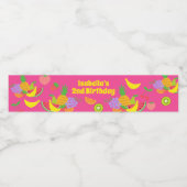 TWOttiフルーティ誕生日ウォーターボトルラベル ペットボトルラベル (シングルラベル)