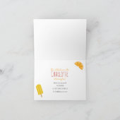 Twotti Fruittiの柑橘類の氷のポップの第2誕生日 招待状 (内部)