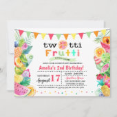 Twotti Fruttiの子供の誕生日の招待状 招待状 (正面)