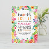 Twotti Fruttiの子供の誕生日の招待状 招待状 (スタンド正面)