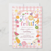 Twotti Frutti 2nd Birthday Invitation 招待状 (正面)