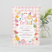 Twotti Frutti 2nd Birthday Invitation 招待状 (スタンド正面)