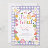 Twotti Frutti 2nd Birthday Invitation 招待状 (正面)