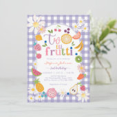 Twotti Frutti 2nd Birthday Invitation 招待状 (スタンド正面)