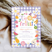 Twotti Frutti 2nd Birthday Invitation 招待状